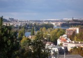 Prague 4 and the river Vltava